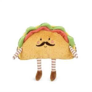 NEW MON AMI paco taco plush toy in tan
